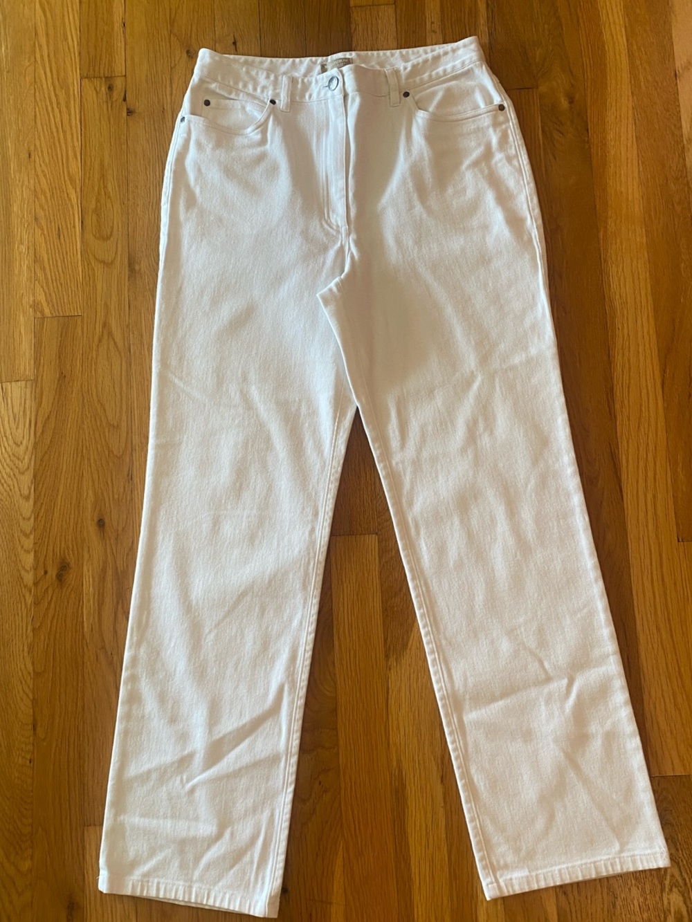 Nordstrom Studio 121 White Straight Leg Jeans - Size 10 Like new